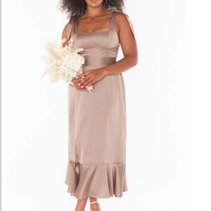 Show Me Your MuMu Claire Midi Dress nwt